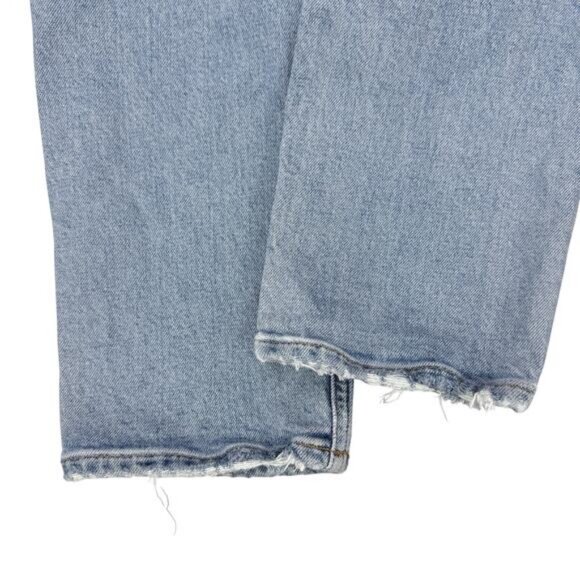 AGOLDE Willow Mid Rise Slim Crop Jean In Torch 27 - Picture 6 of 6